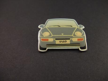 Porsche 968 sportwagen ( opvolger van de Porsche 944) grijs